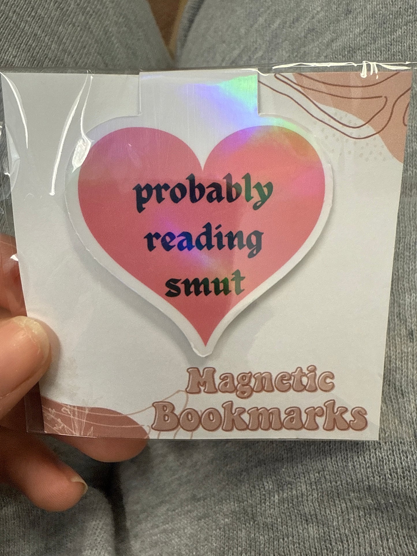 Probably Reading Smut Magnetic Bookmark