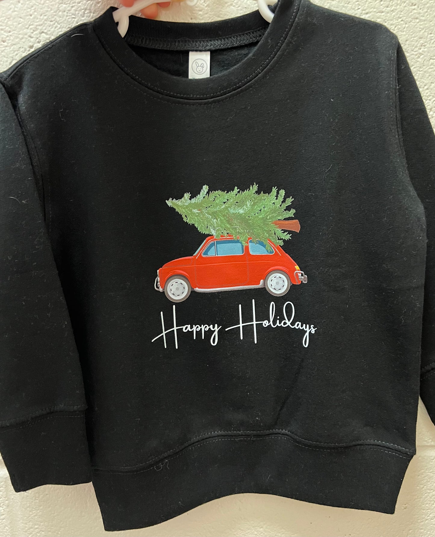Happy Holidays Kids Crewneck Sweatshirt