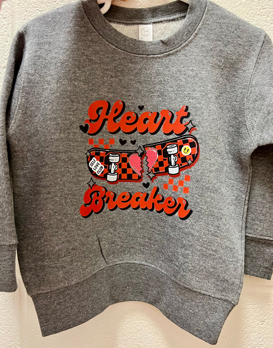 Heart Breaker Kids Crewneck Sweatshirt
