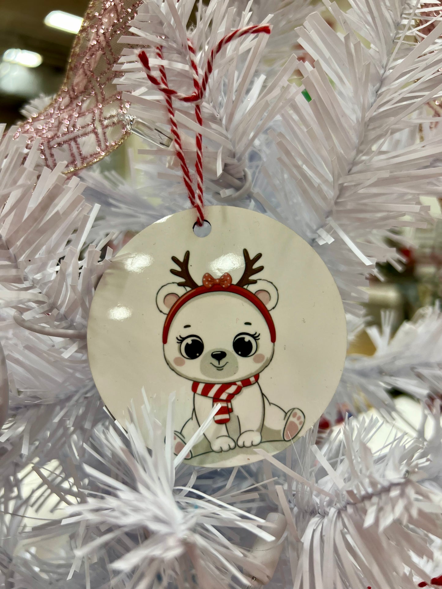 Polar Bear Christmas Ornament