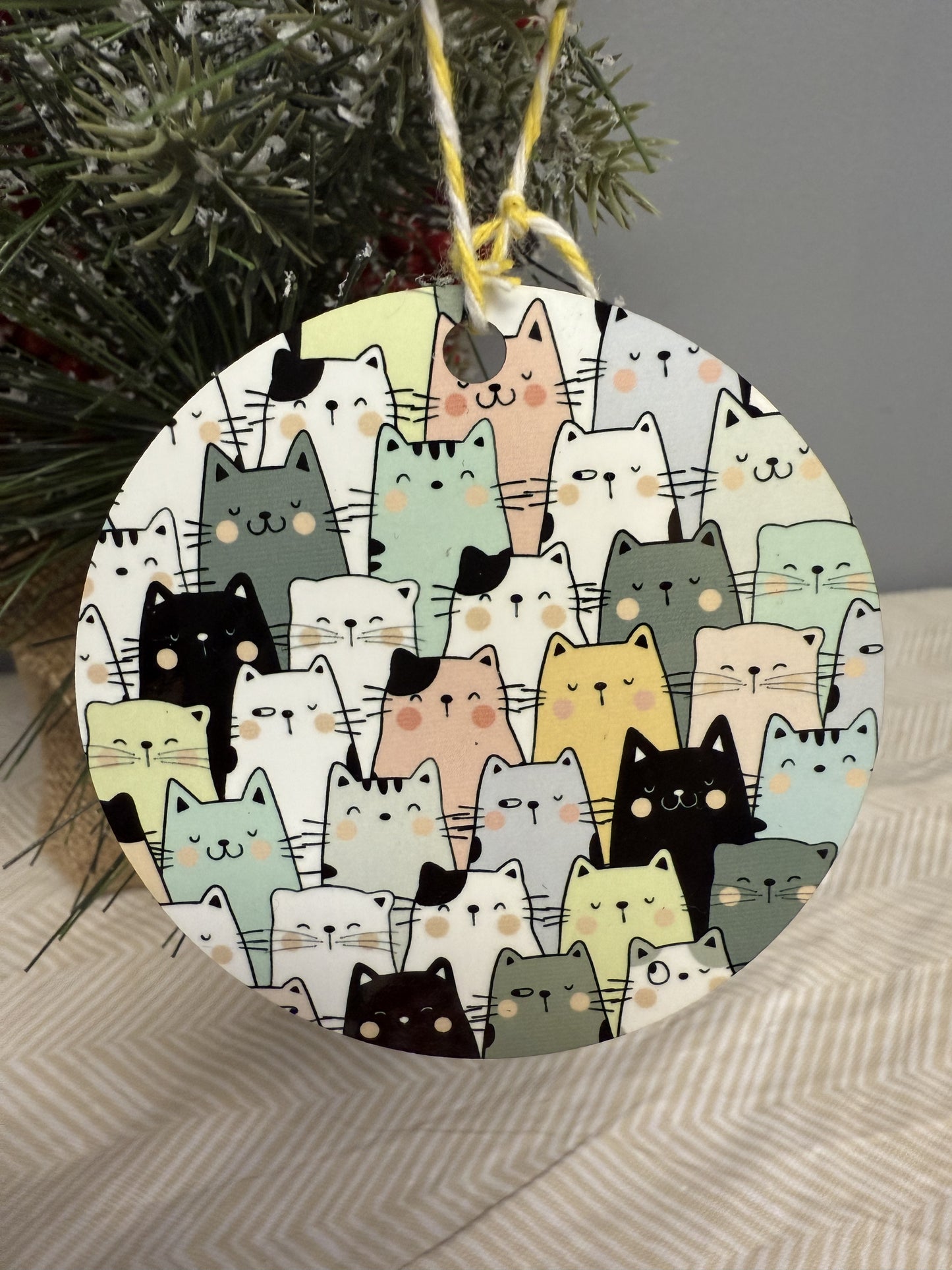 Cats Christmas Ornament