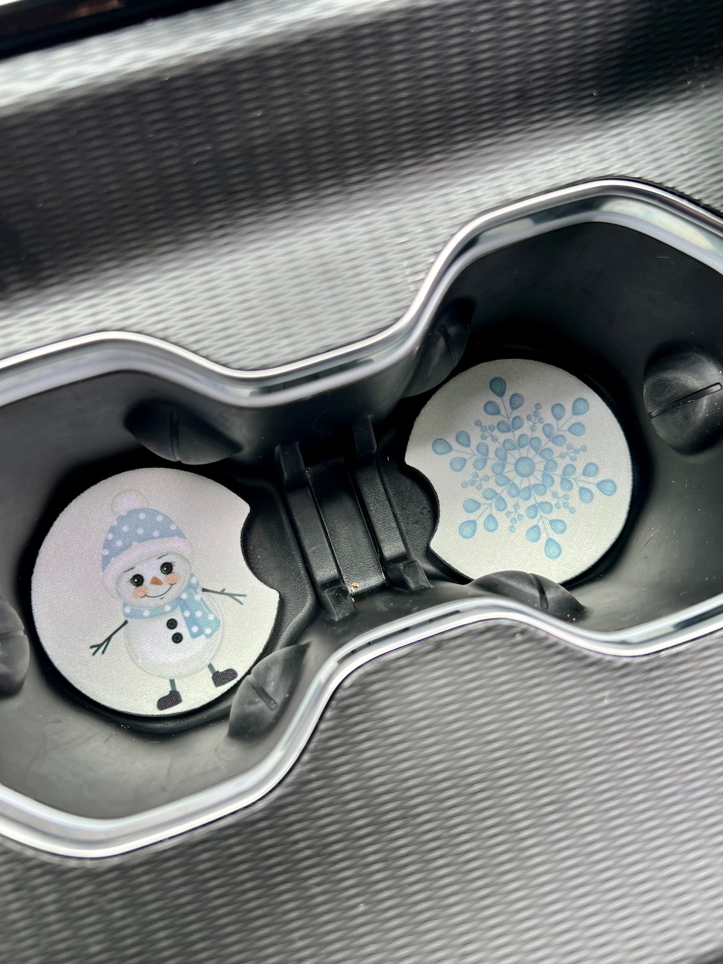 Snowman Car Coasters