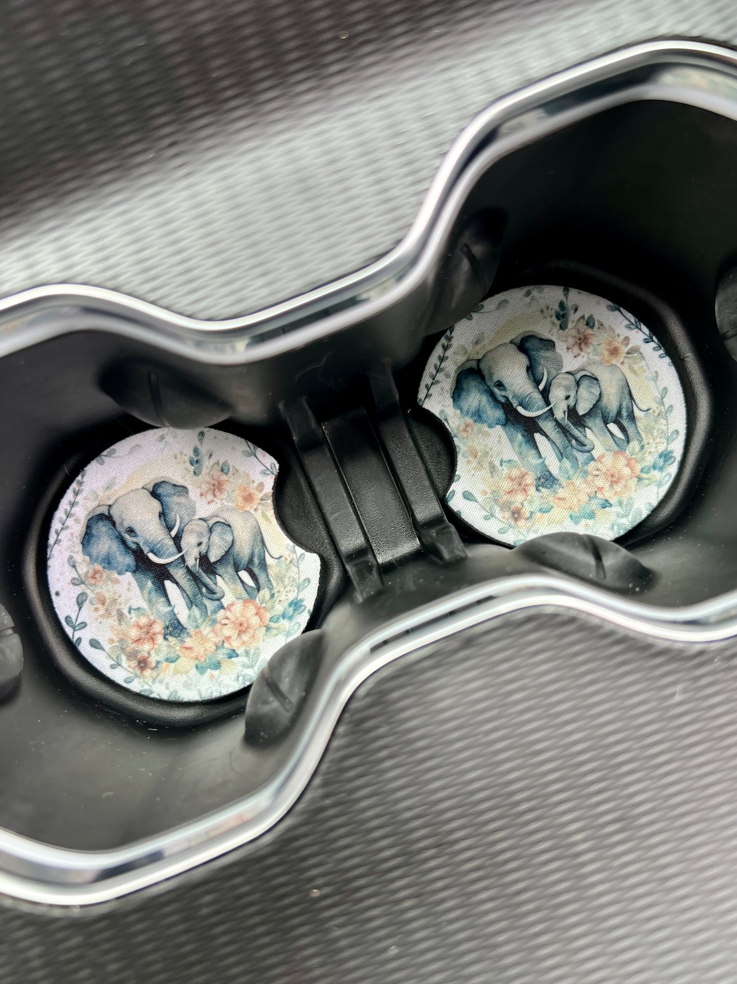 Elephants Car Coasters