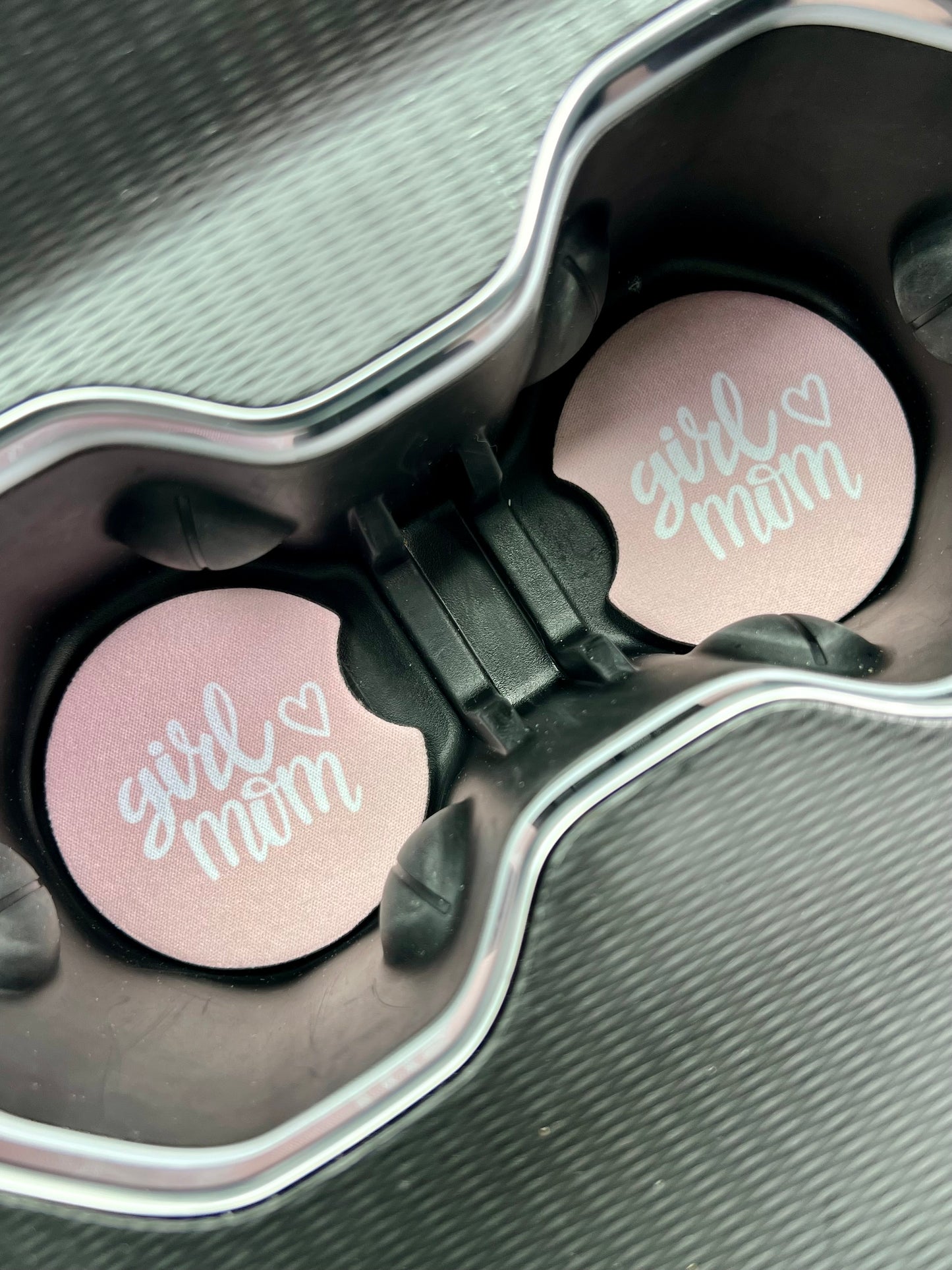 Girl Mom Car Coasters