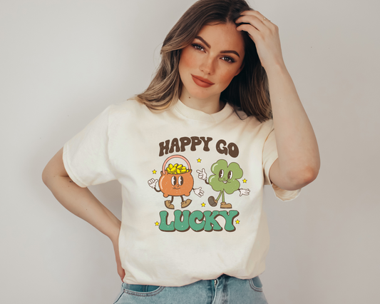 Happy Go Lucky Unisex T-Shirt