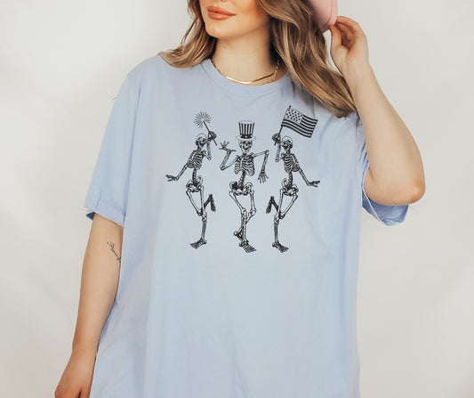 4th of July Skellies Unisex T-Shirt