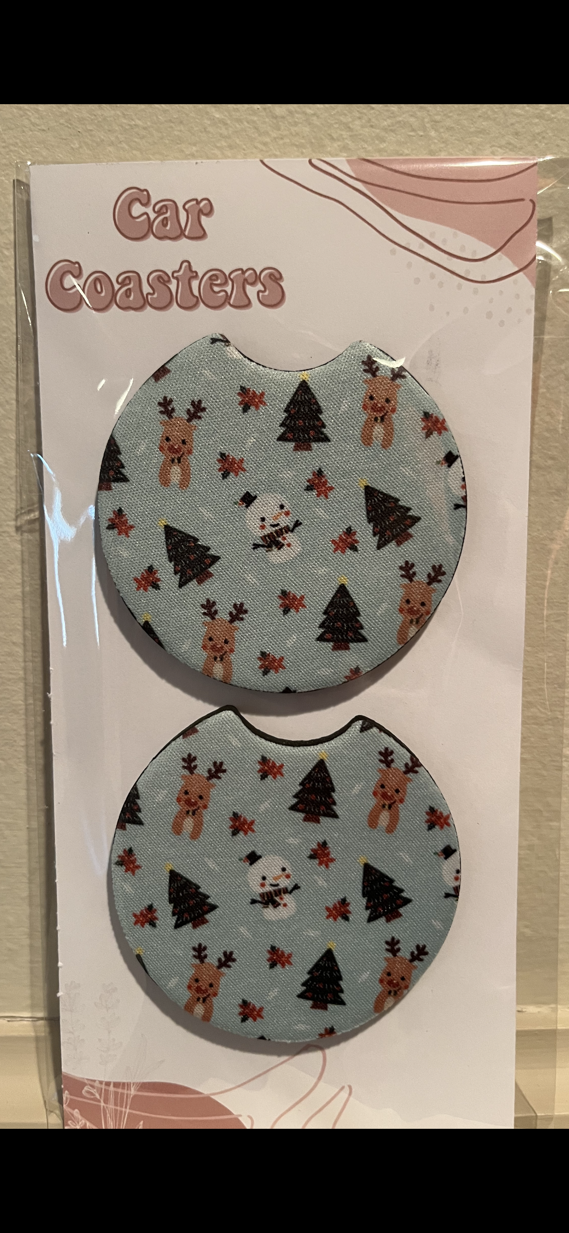 Christmas Car Coasters