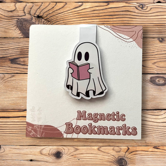 Ghost Reading Magnetic Bookmark