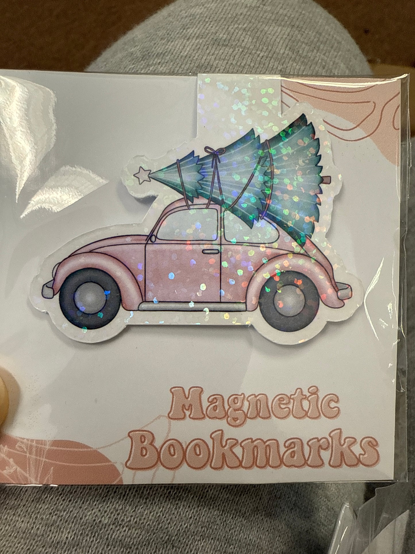 Christmas Car Magnetic Bookmark