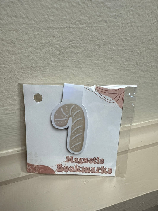 Cookie Cane Magnetic Bookmark