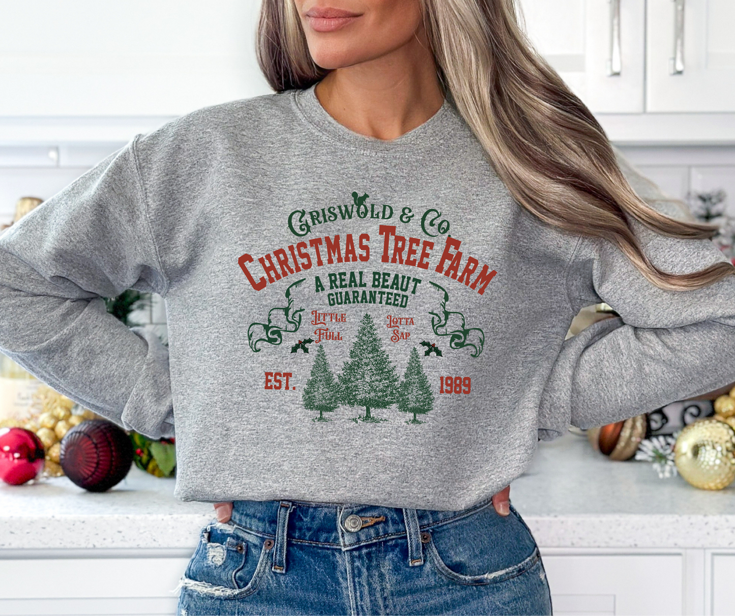 Griswold Tree Farm Unisex Crewneck Sweatshirt