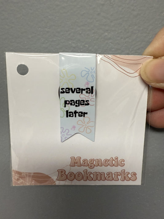 Several Pages Later Magnetic Bookmark