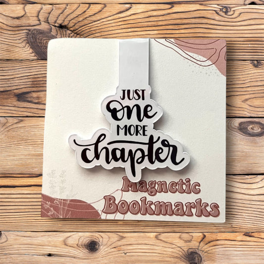 Just One More Chapter Magnetic Bookmark