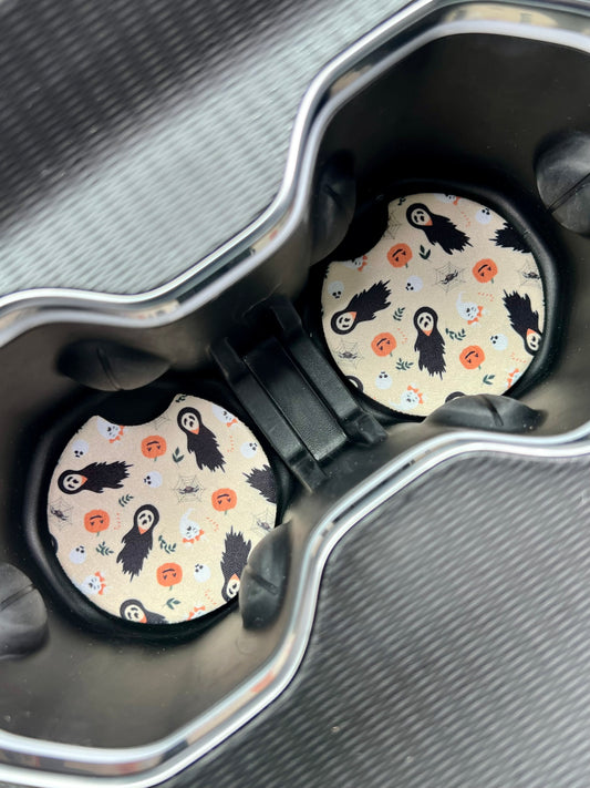 Halloween Car Coasters