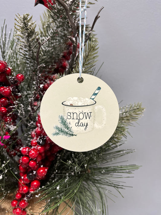 Snow Day Christmas Ornament