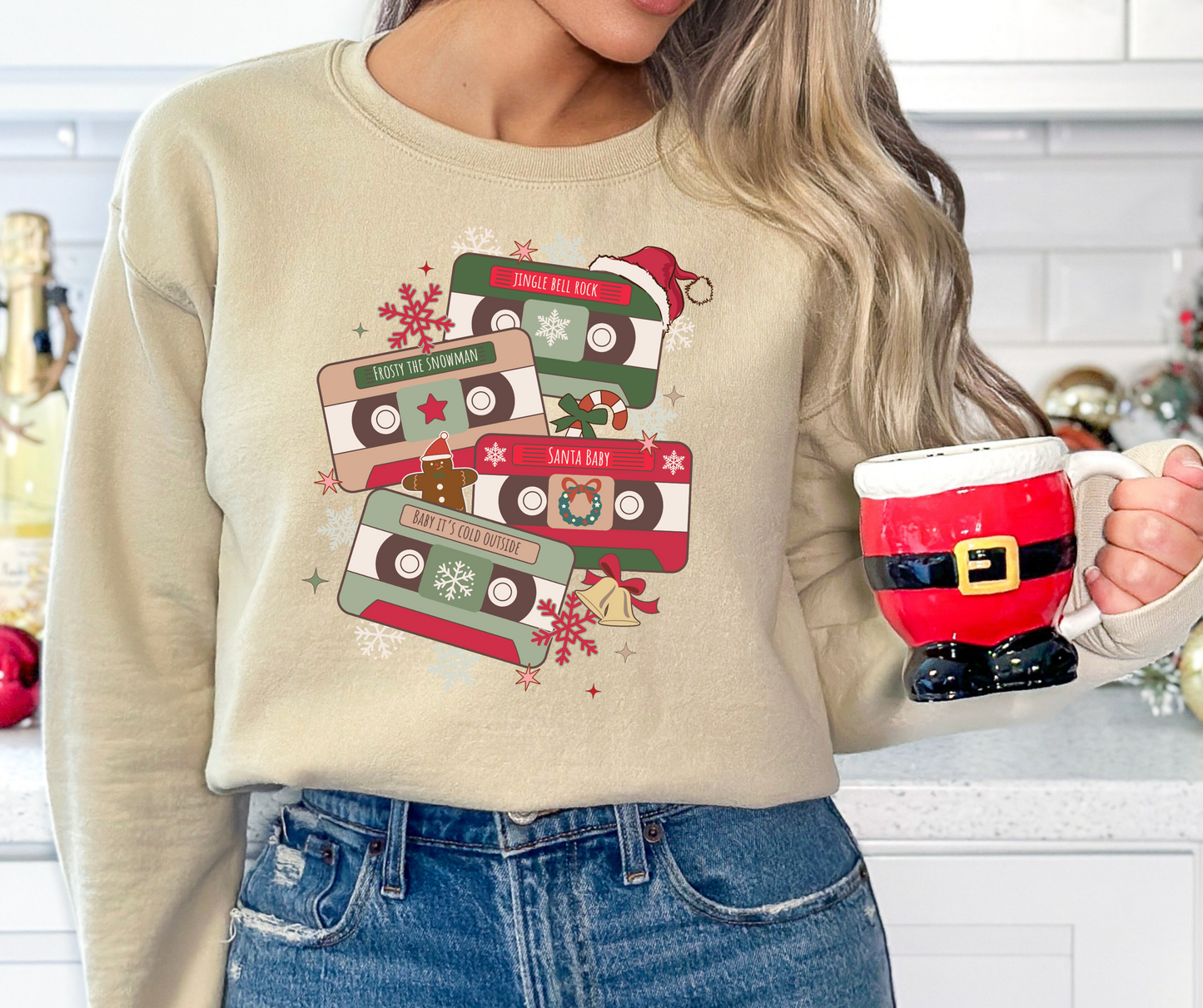 Holiday Mixtapes Unisex Crewneck Sweatshirt