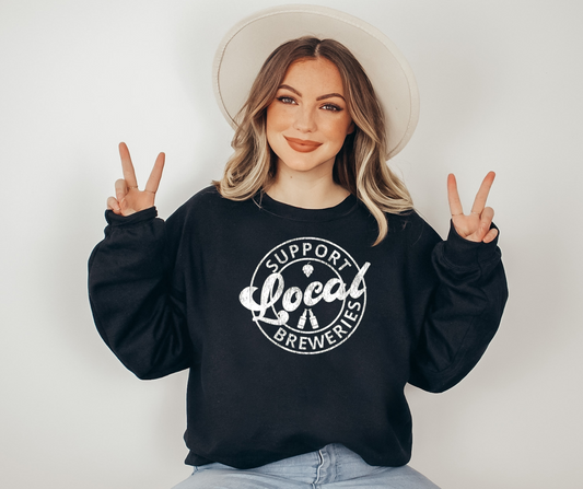 Support Local Breweries Unisex Crewneck Sweatshirt